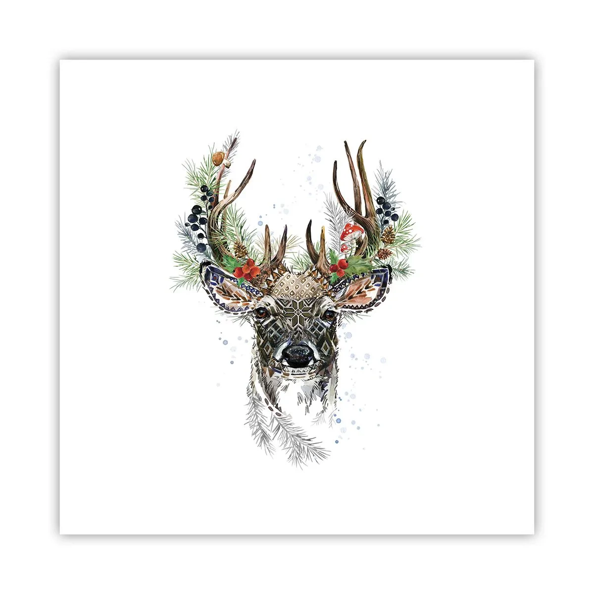 Poster - Nell'abito della festa - 30x30 cm