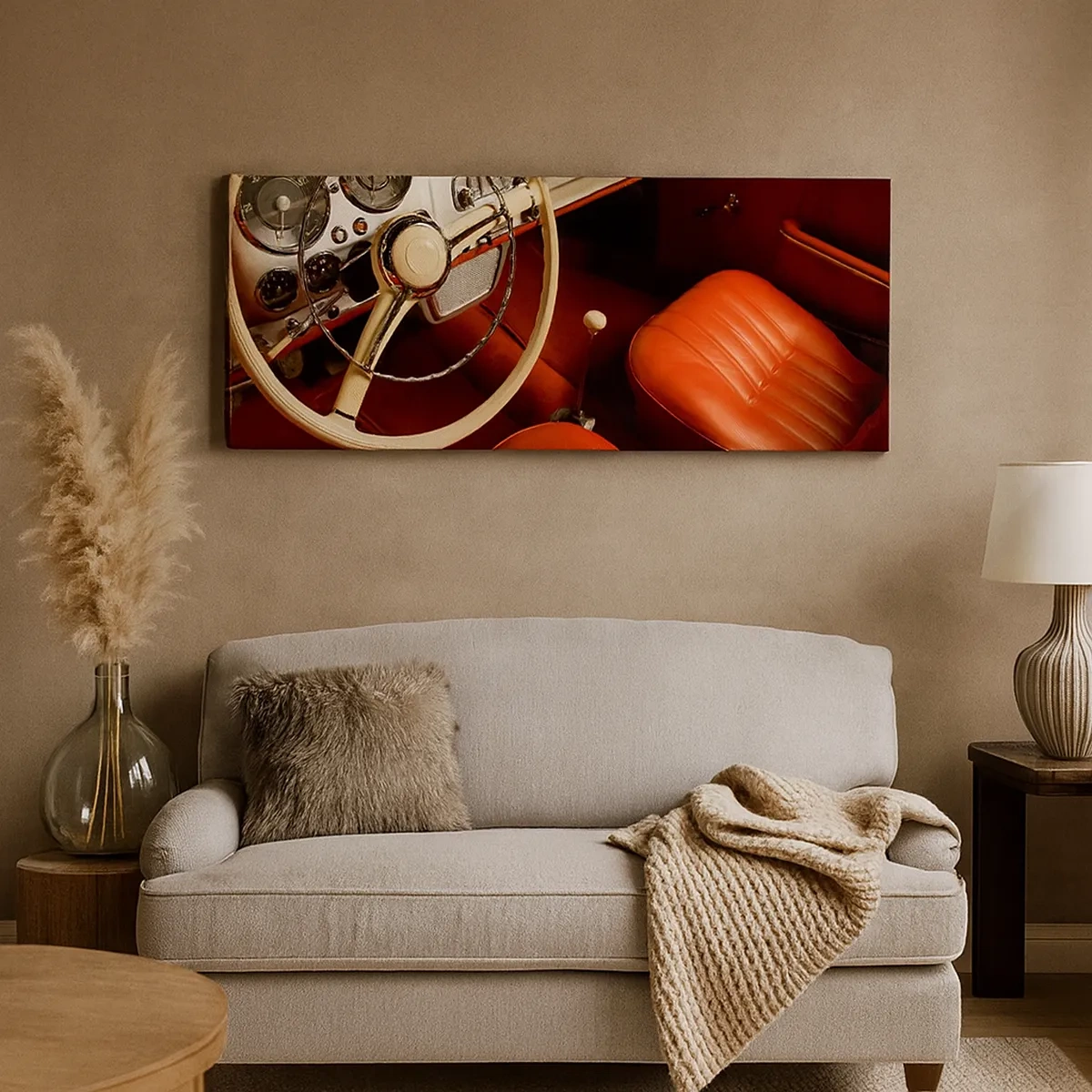 Quadro su tela - Stampe su Tela - Lusso in stile vintage - 30x30 cm