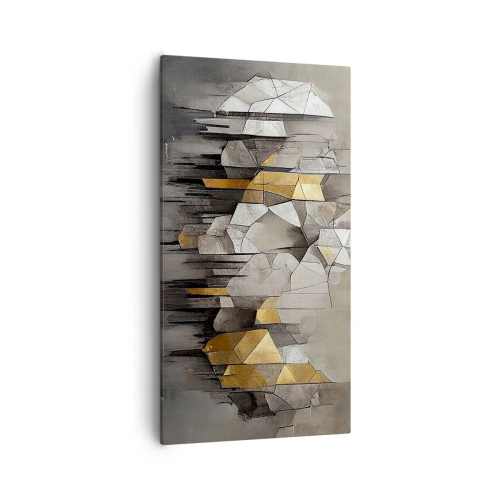 Quadro su tela - Stampe su Tela - Composizione di ghiaccio e luce - 55x100 cm