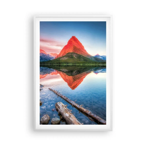 Poster in cornice bianca - Caldo e freddo - 61x91 cm