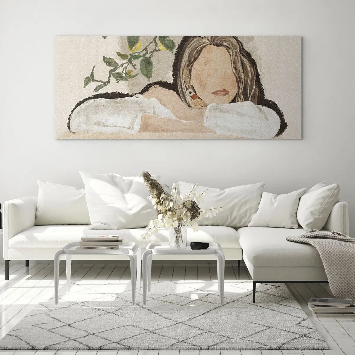 Quadro su vetro - Bellezza del sud - 100x40 cm