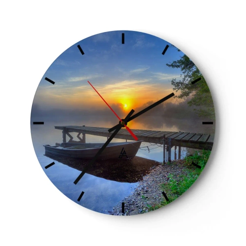 Orologio da parete - Orologio in Vetro - Come la normalità diventa magica - 40x40 cm