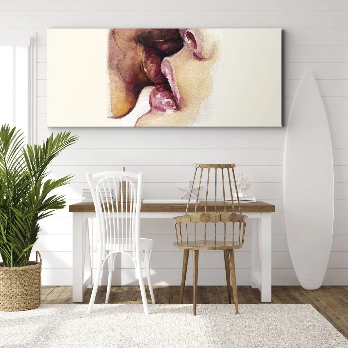 Quadro su tela - Stampe su Tela - Come notte e giorno, terra e cielo - 90x30 cm