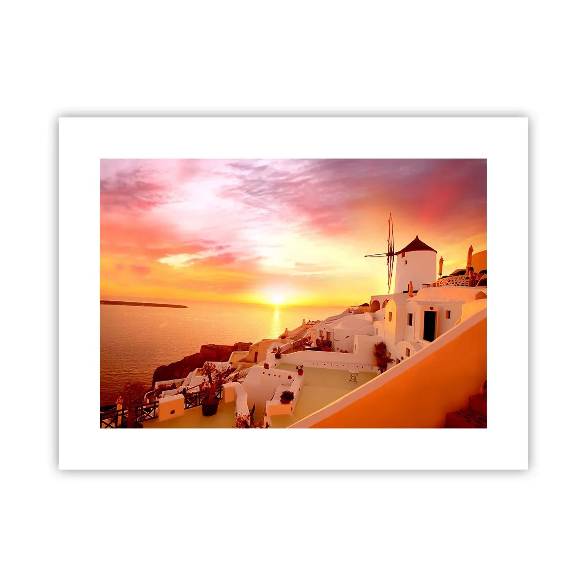 Poster - Sciogliersi nel bianco e nell'oro - 40x30 cm