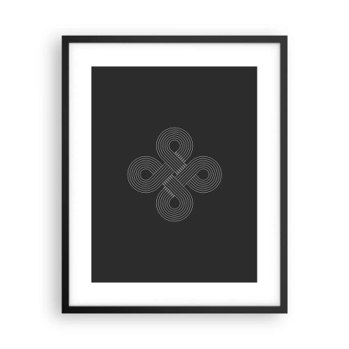 Poster in cornice nera - Nello spirito celtico - 40x50 cm