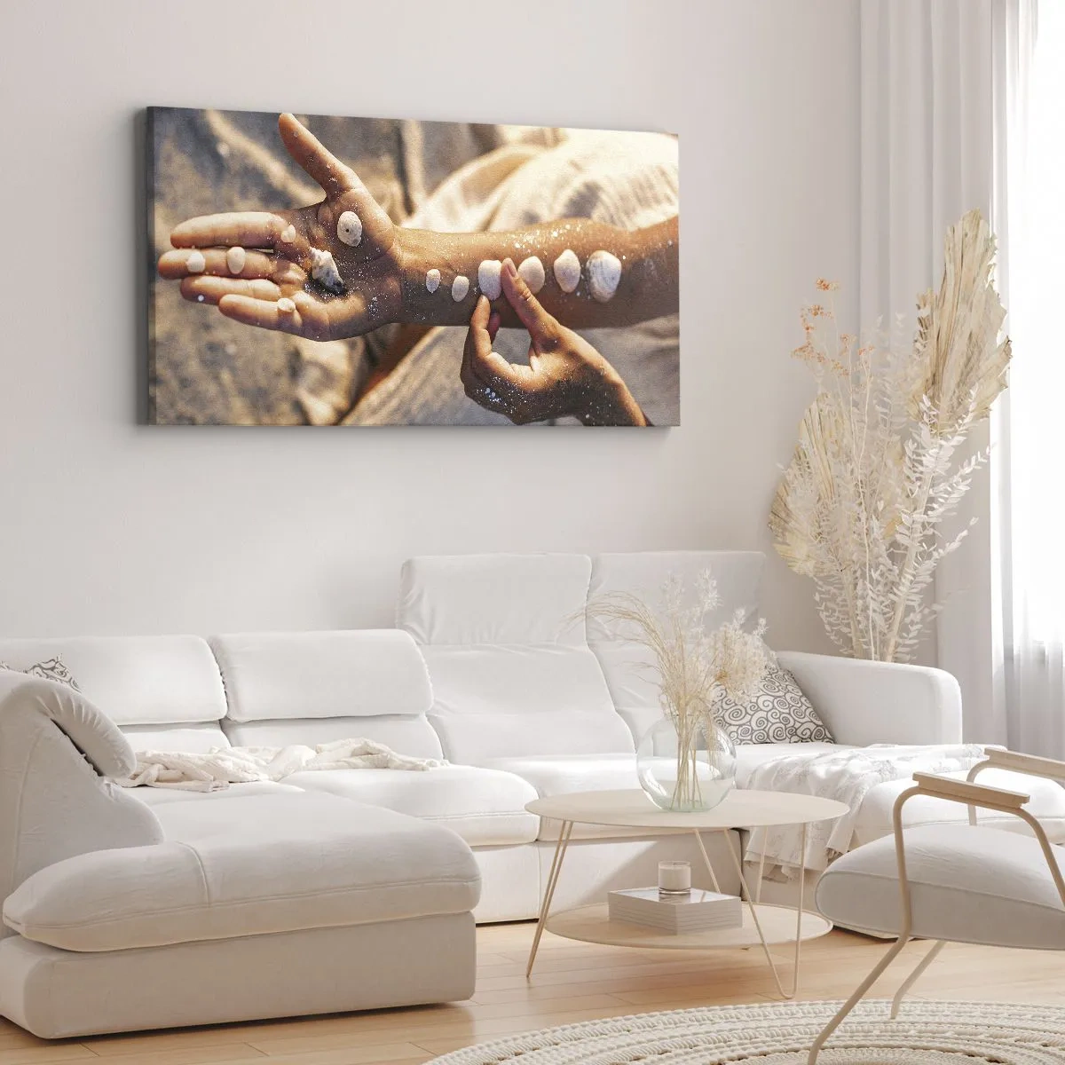 Quadro su tela - Stampe su Tela - La bellezza a portata di mano - 100x40 cm