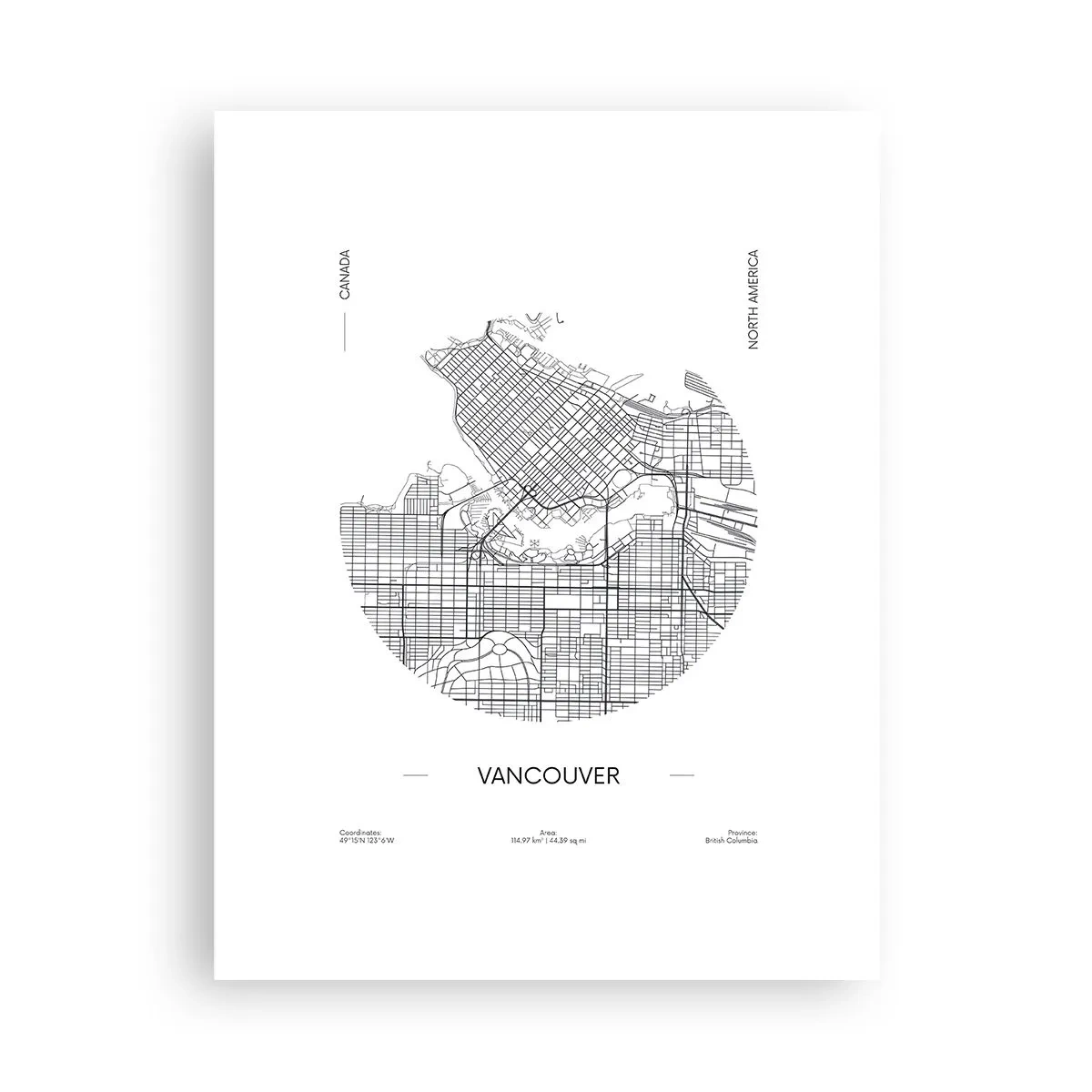 Poster - Anatomia Vancouver - 30x40 cm