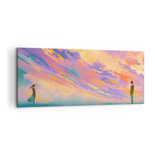 Quadro su tela - Stampe su Tela - Forza di attrazione - 100x40 cm