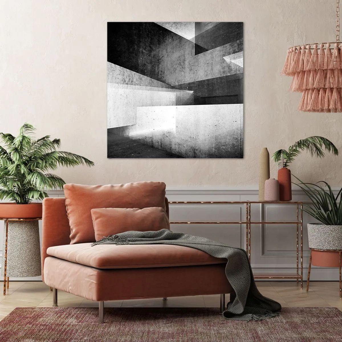 Quadro su tela - Stampe su Tela - La struttura dello spazio - 30x30 cm