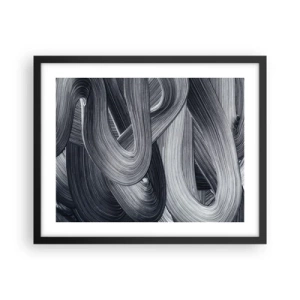 Poster in cornice nera - La fluidità della realtà - 50x40 cm