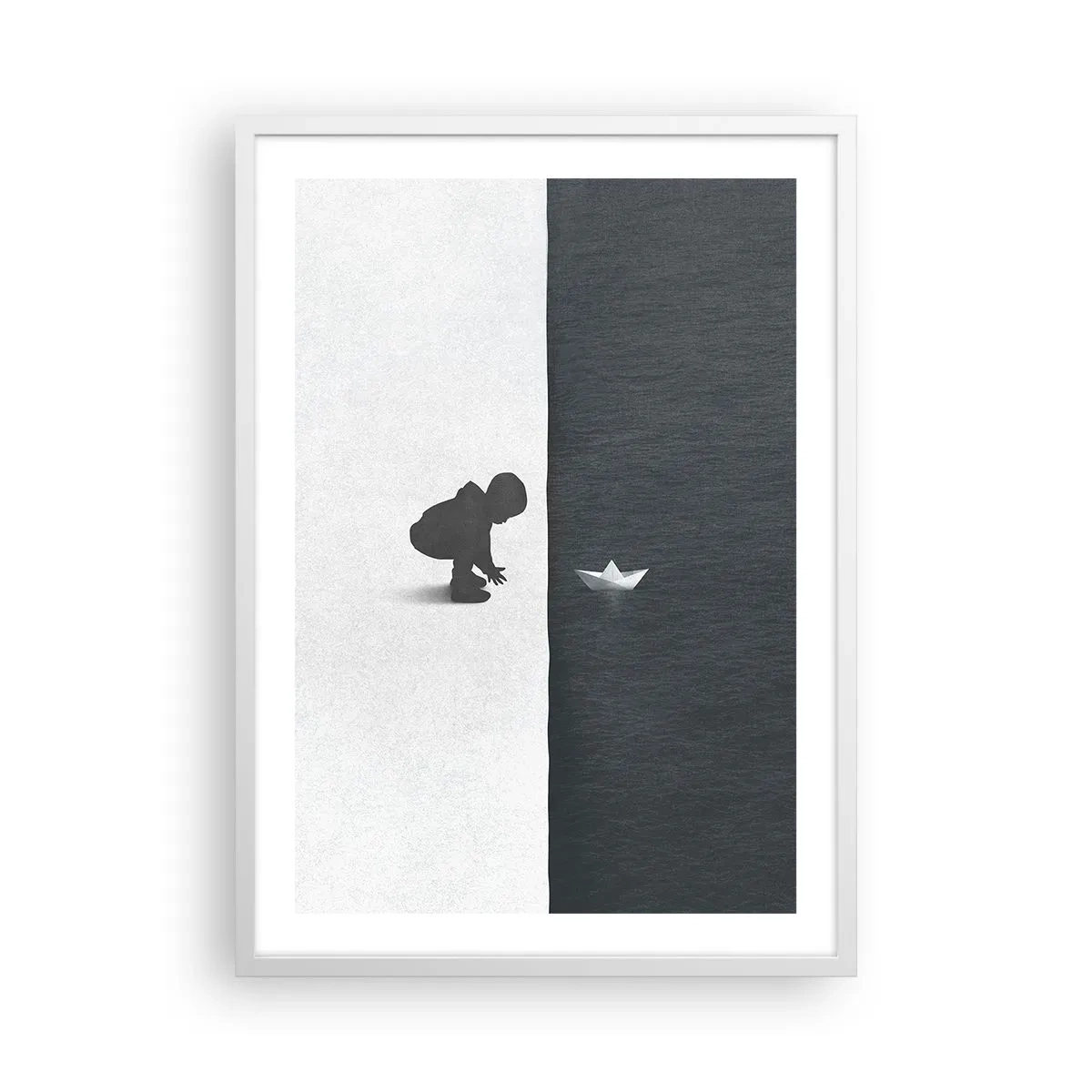 Poster in cornice bianca - La grande spedizione - 50x70 cm