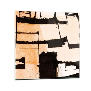 Quadro su vetro - Comunque in ordine - 70x70 cm