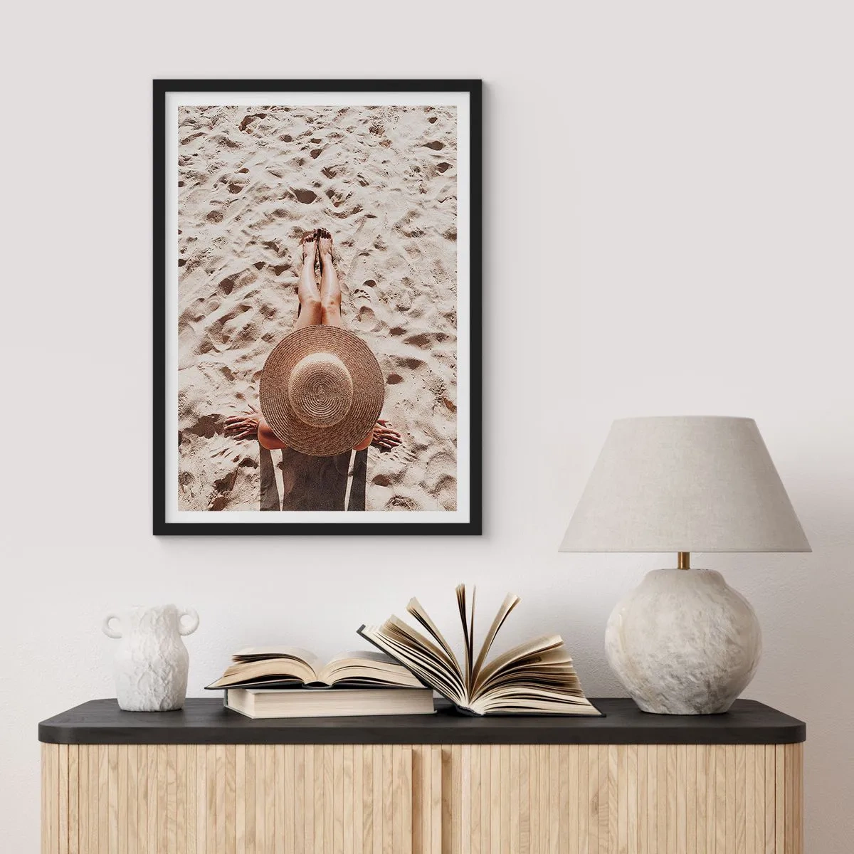 Poster in cornice nera - Un tempo di sogno - 70x100 cm