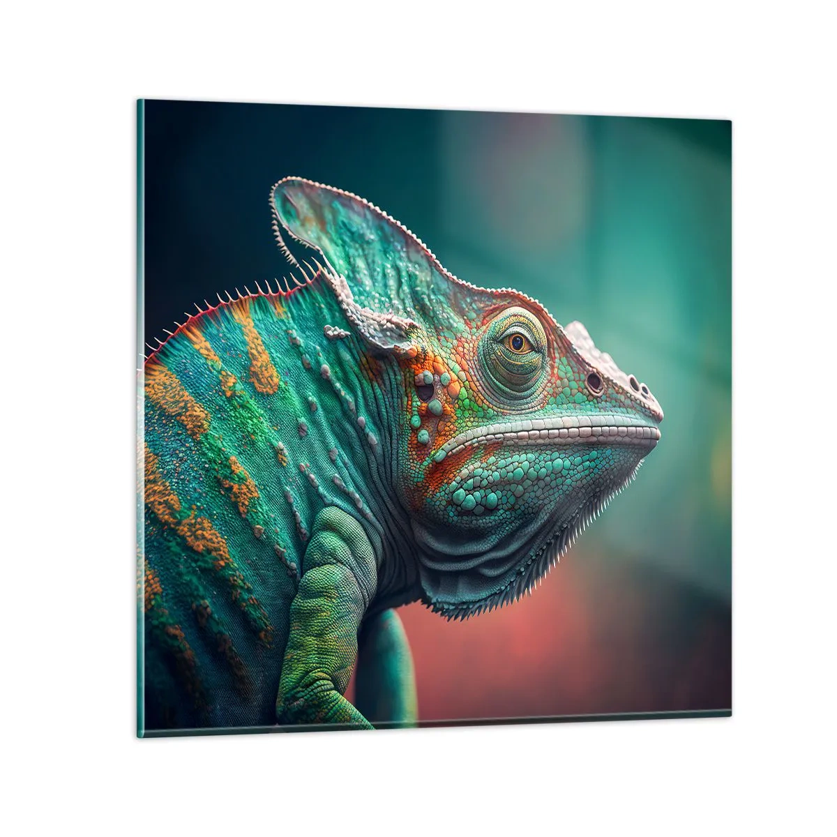 Quadro su vetro - Mi vedi? Non va bene... - 70x70 cm