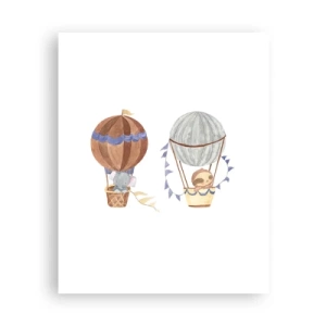 Poster - Amici in viaggio - 40x50 cm