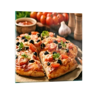 Quadro su vetro - Te la sei nuovamente cavata - 30x30 cm