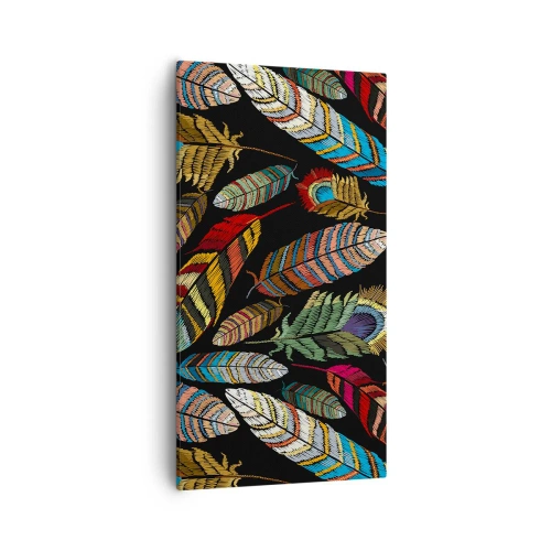 Quadro su tela - Stampe su Tela - Il carnevale degli uccelli - 55x100 cm