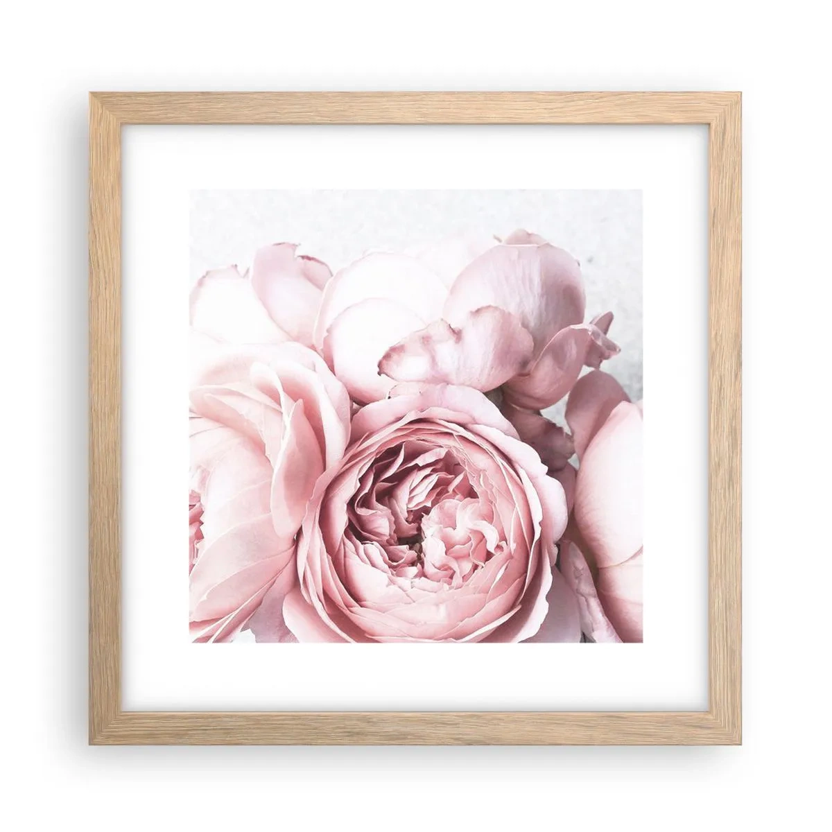 Poster in cornice rovere chiaro - Per i romantici - 30x30 cm