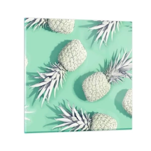 Quadro su vetro - Perfettamente adatti alla menta - 70x70 cm