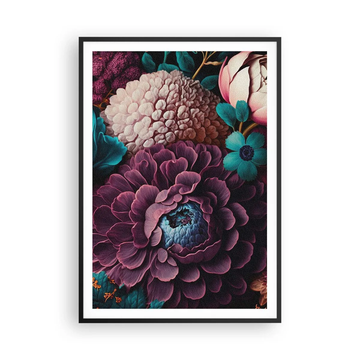 Poster in cornice nera - Ricchezza della natura - 70x100 cm