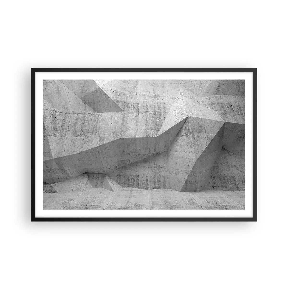 Poster in cornice nera - Una vera sfida - 91x61 cm