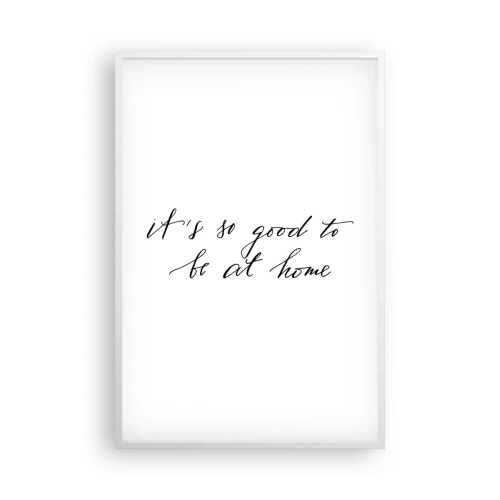 Poster in cornice bianca - Tutta la verità - 61x91 cm