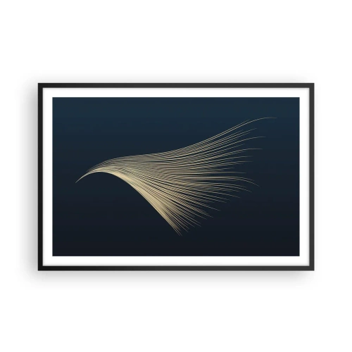 Poster in cornice nera - Come un capello d'angelo - 91x61 cm