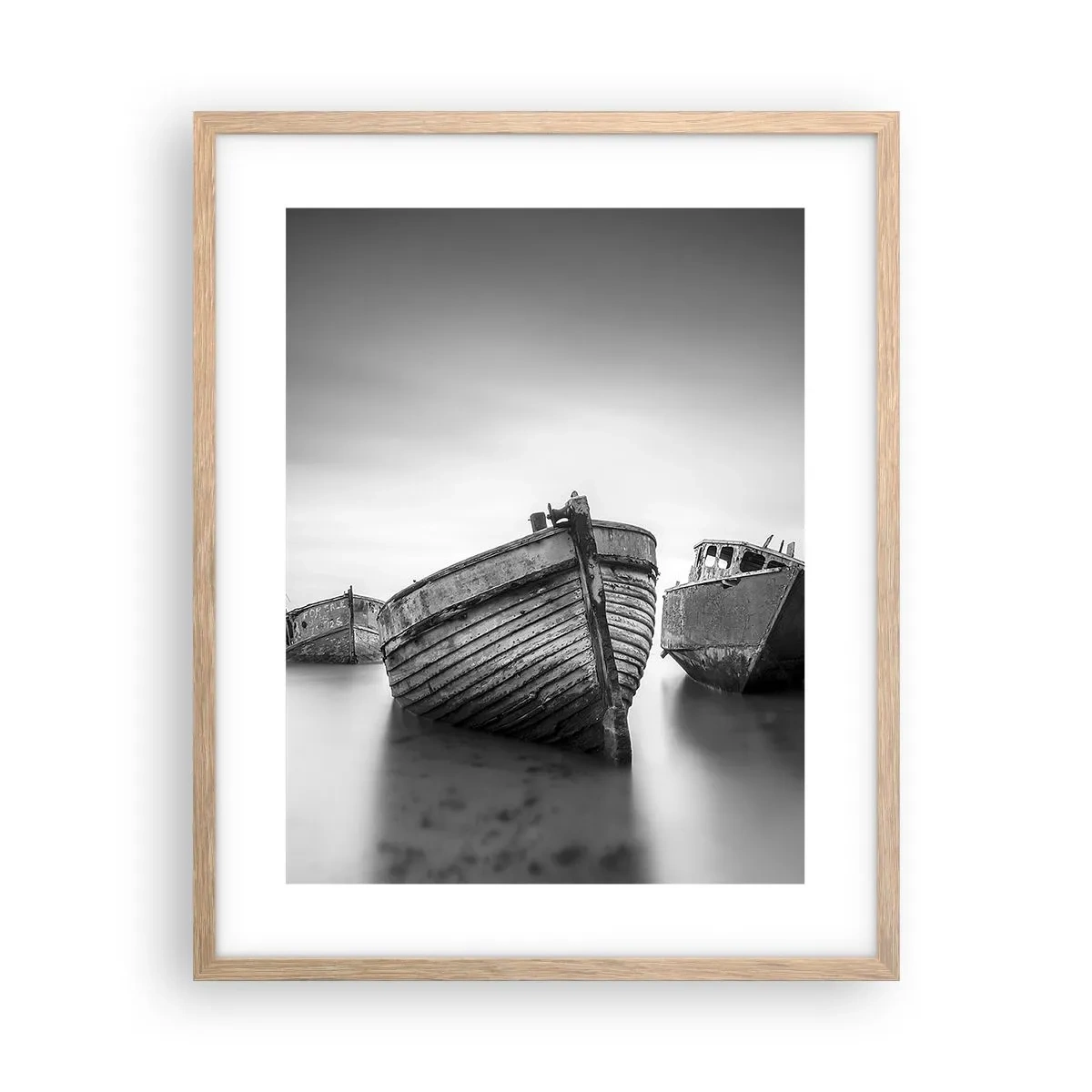 Poster in cornice rovere chiaro - Sono solo ricordi... - 40x50 cm