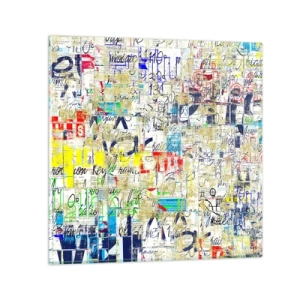 Quadro su vetro - Semplicemente bello da vedere - 30x30 cm