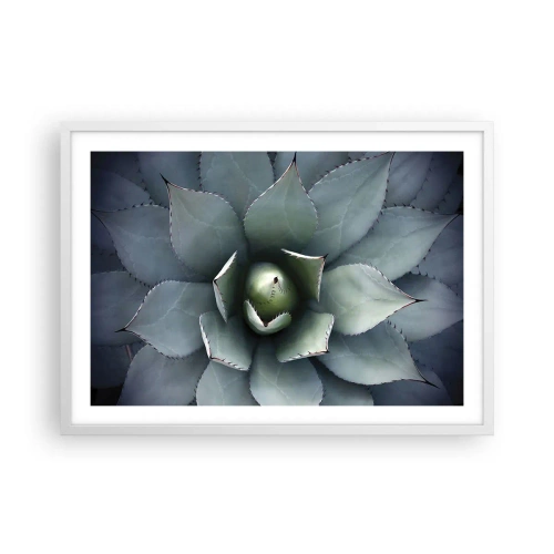 Poster in cornice bianca - Adesca e minaccia - 70x50 cm