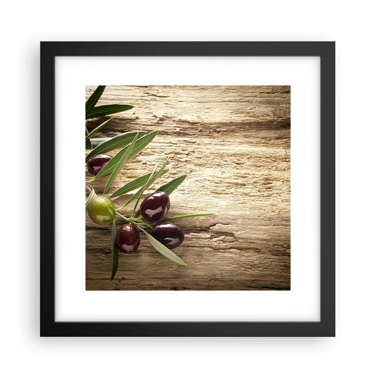 Poster in cornice nera - Direttamente dalla natura - 30x30 cm