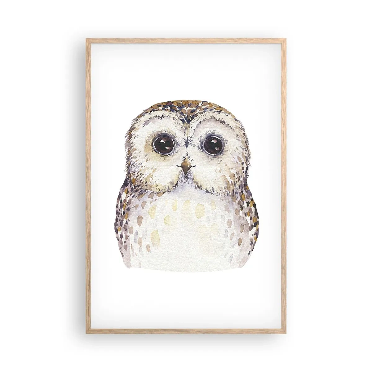 Poster in cornice rovere chiaro - Guardami negli occhi - 61x91 cm