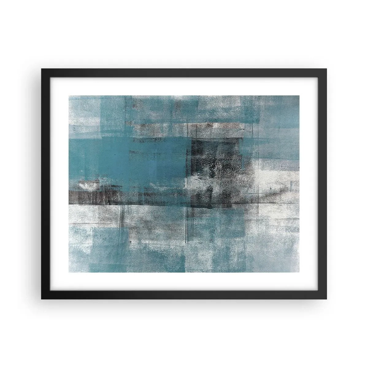 Poster in cornice nera - Acqua e aria - 50x40 cm