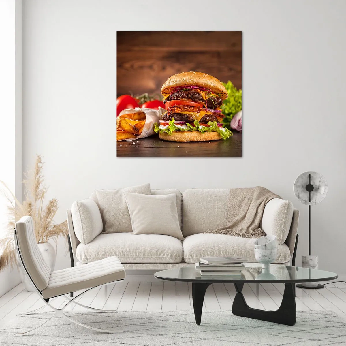 Quadro su vetro - Frutto proibito - 30x30 cm