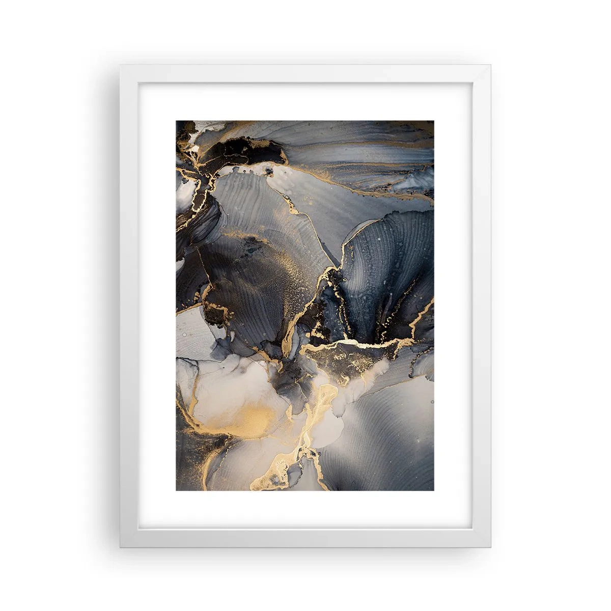 Poster in cornice bianca - Vita di pietra - 30x40 cm