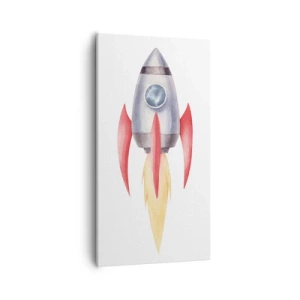 Quadro su tela - Stampe su Tela - Più in alto, più veloce, più lontano - 55x100 cm