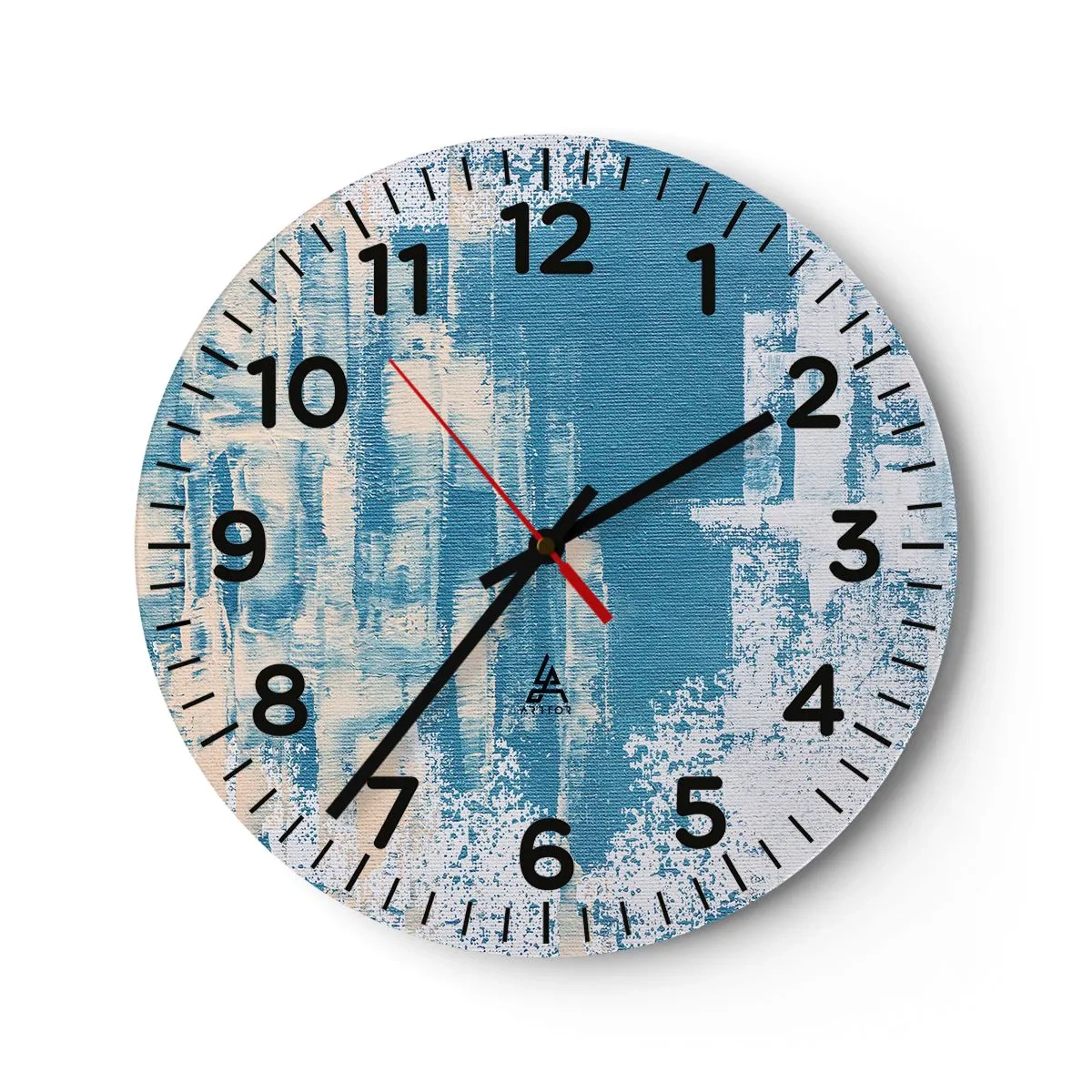 Orologio da parete - Orologio in Vetro - Attraverso il ghiaccio - 40x40 cm