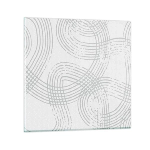 Quadro su vetro - Non vi è una via diritta - 70x70 cm