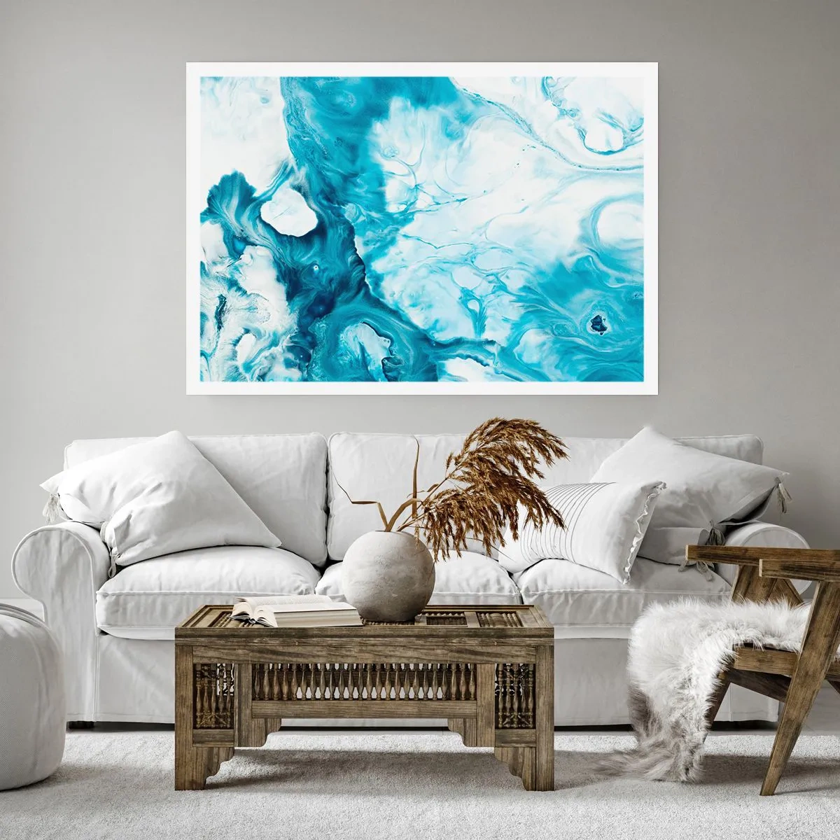 Poster - Concerto di blu - 40x30 cm