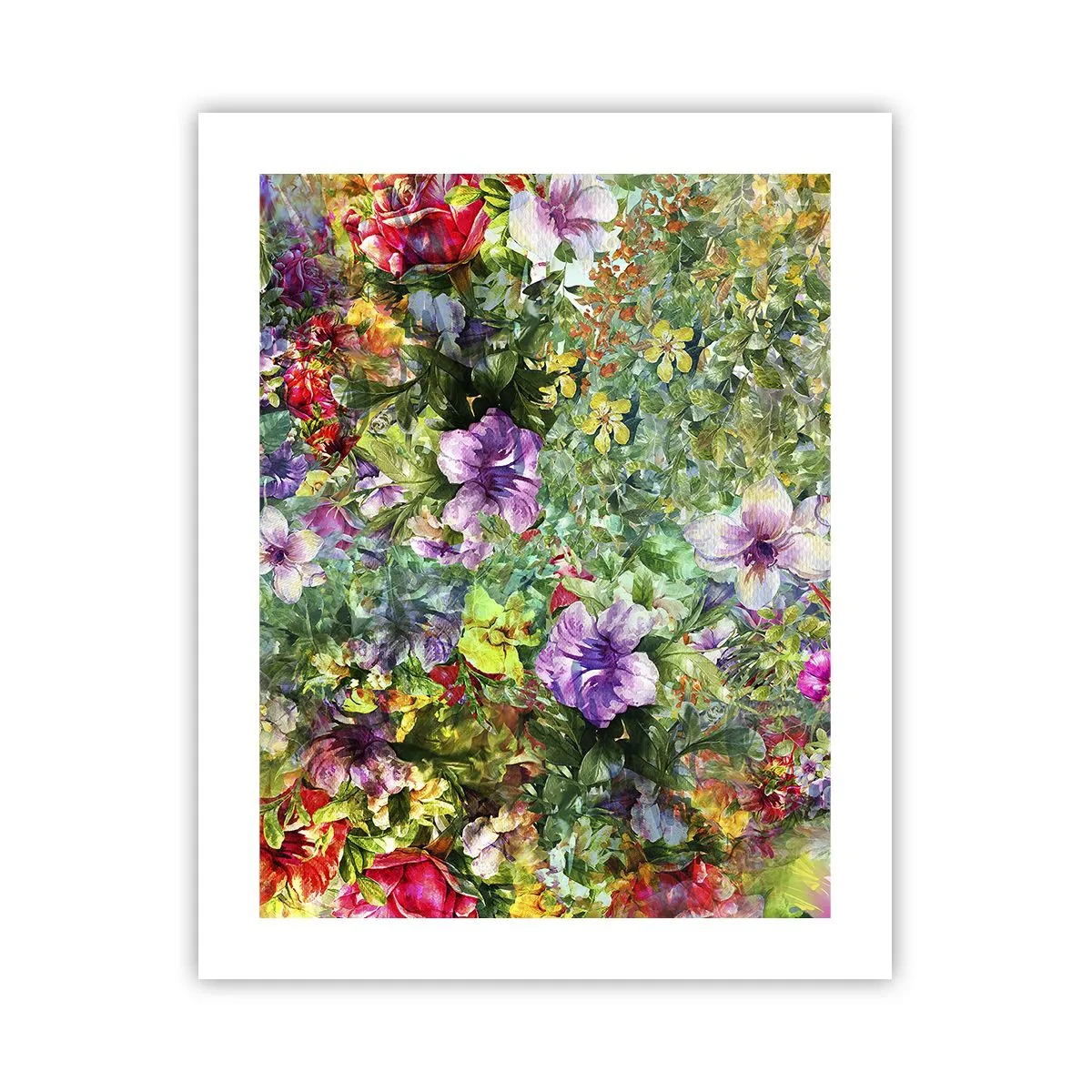 Poster - Perdersi nei fiori - 40x50 cm