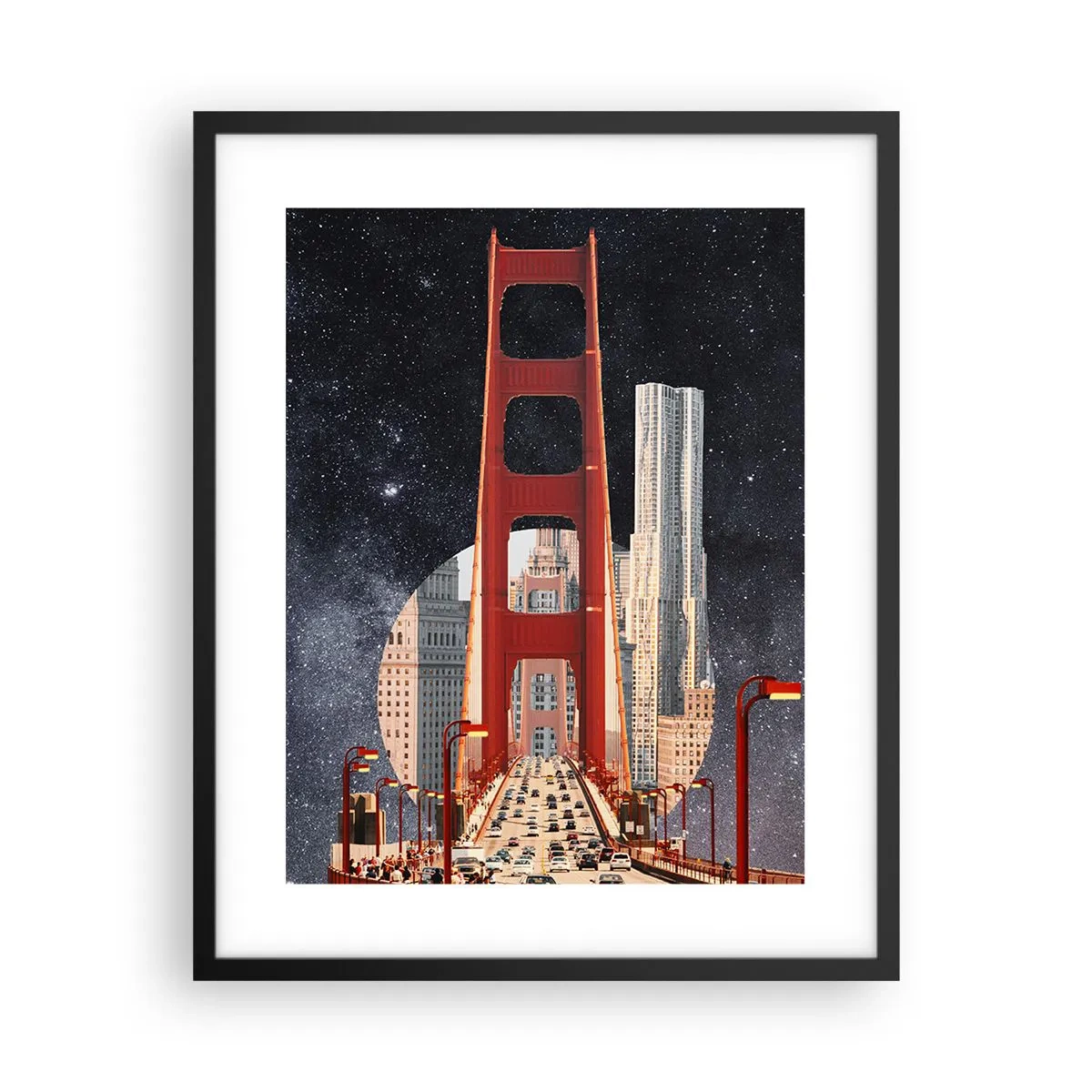 Poster in cornice nera - Sempre al centro - 40x50 cm