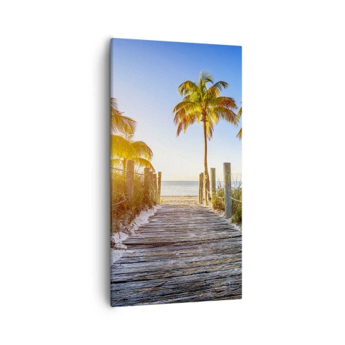 Quadro su tela - Stampe su Tela - Dritto in paradiso - 55x100 cm