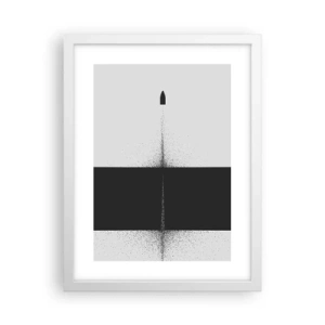 Poster in cornice bianca - Dritto allo scopo - 30x40 cm