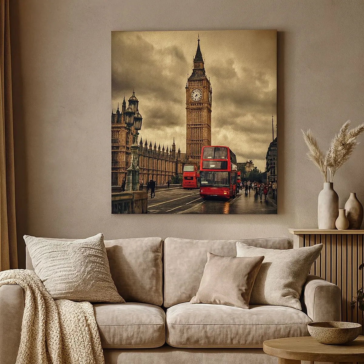 Quadro su tela - Stampe su Tela - Dritto al cuore della città - 30x30 cm