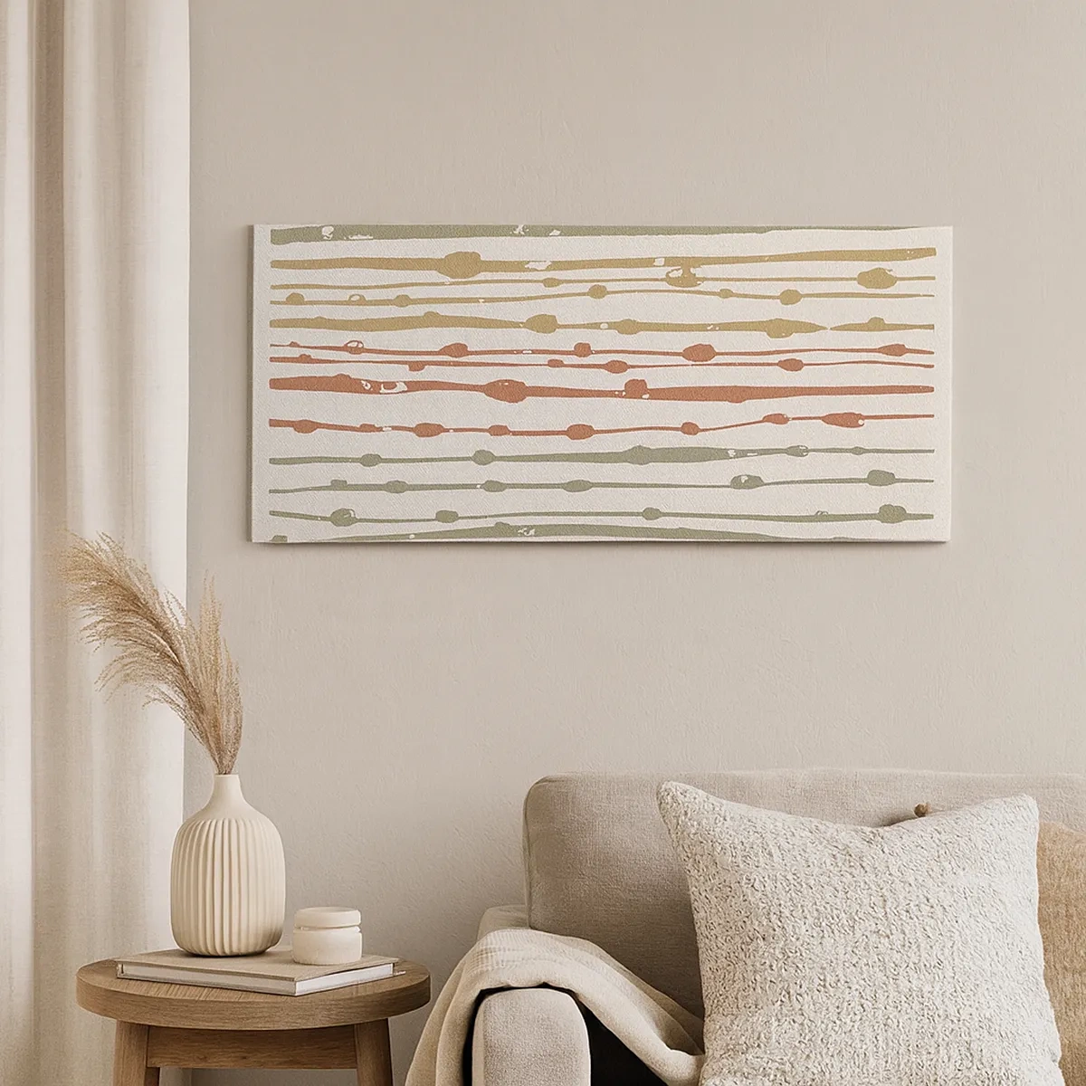 Quadro su tela - Stampe su Tela - La notazione musicale dei colori - 30x30 cm