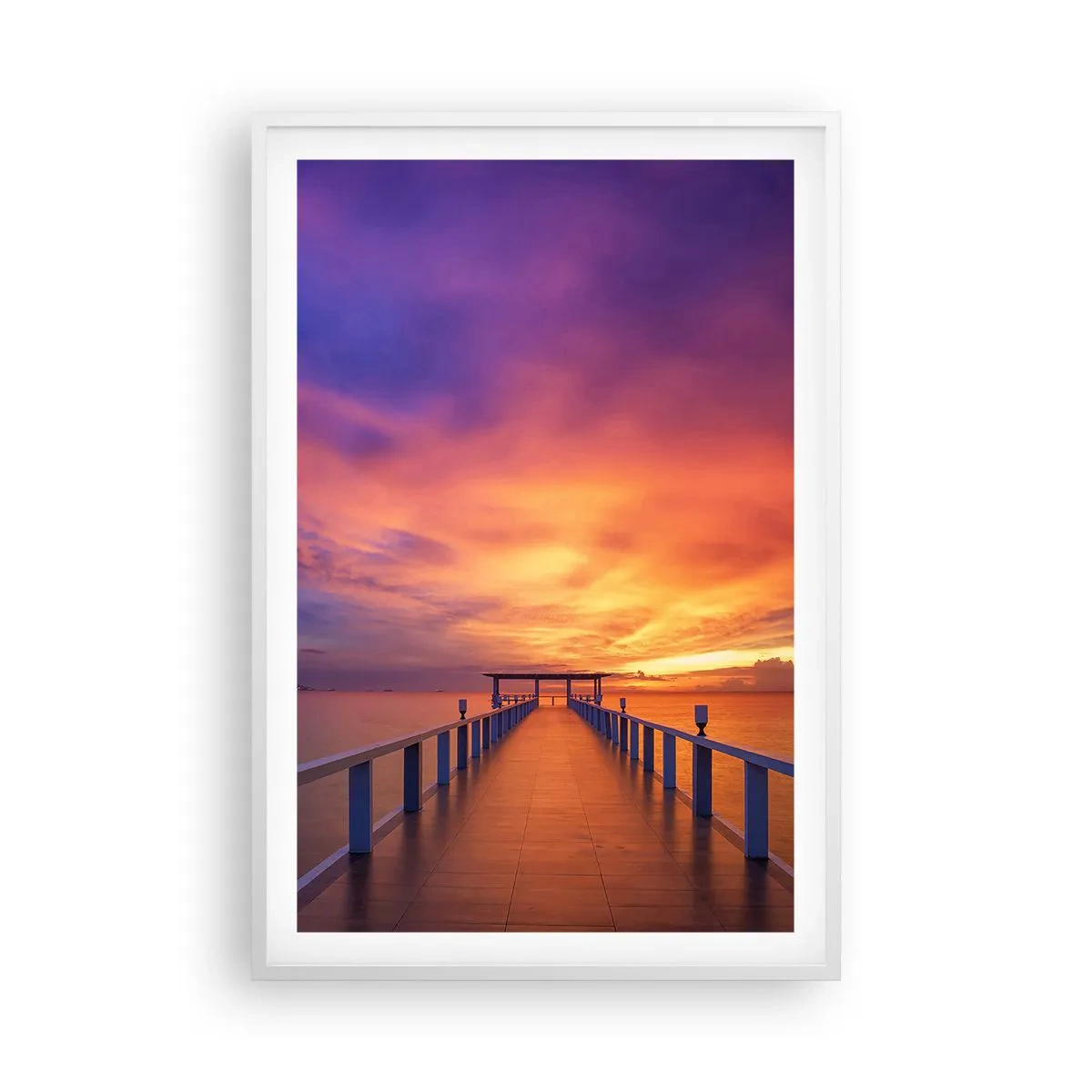 Poster in cornice bianca - Senza fine - 61x91 cm