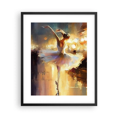 Poster in cornice nera - Miracolo nella strada - 40x50 cm