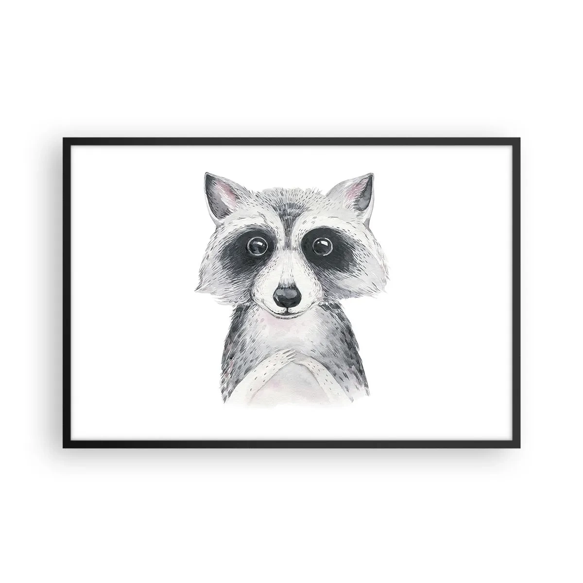 Poster in cornice nera - Un attimo di commozione - 91x61 cm