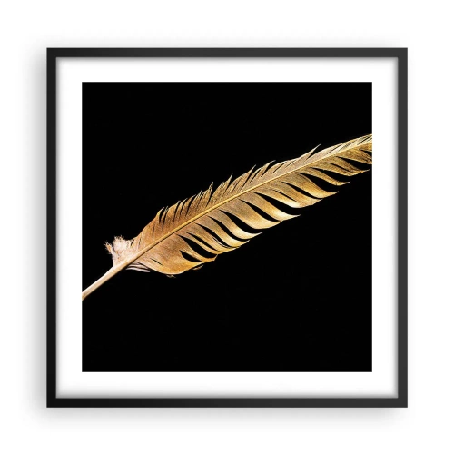 Poster in cornice nera - Non una piuma qualsiasi.... - 50x50 cm