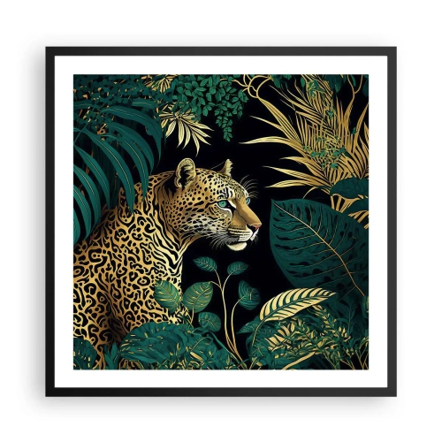 Poster in cornice nera - Il signore della giungla - 60x60 cm